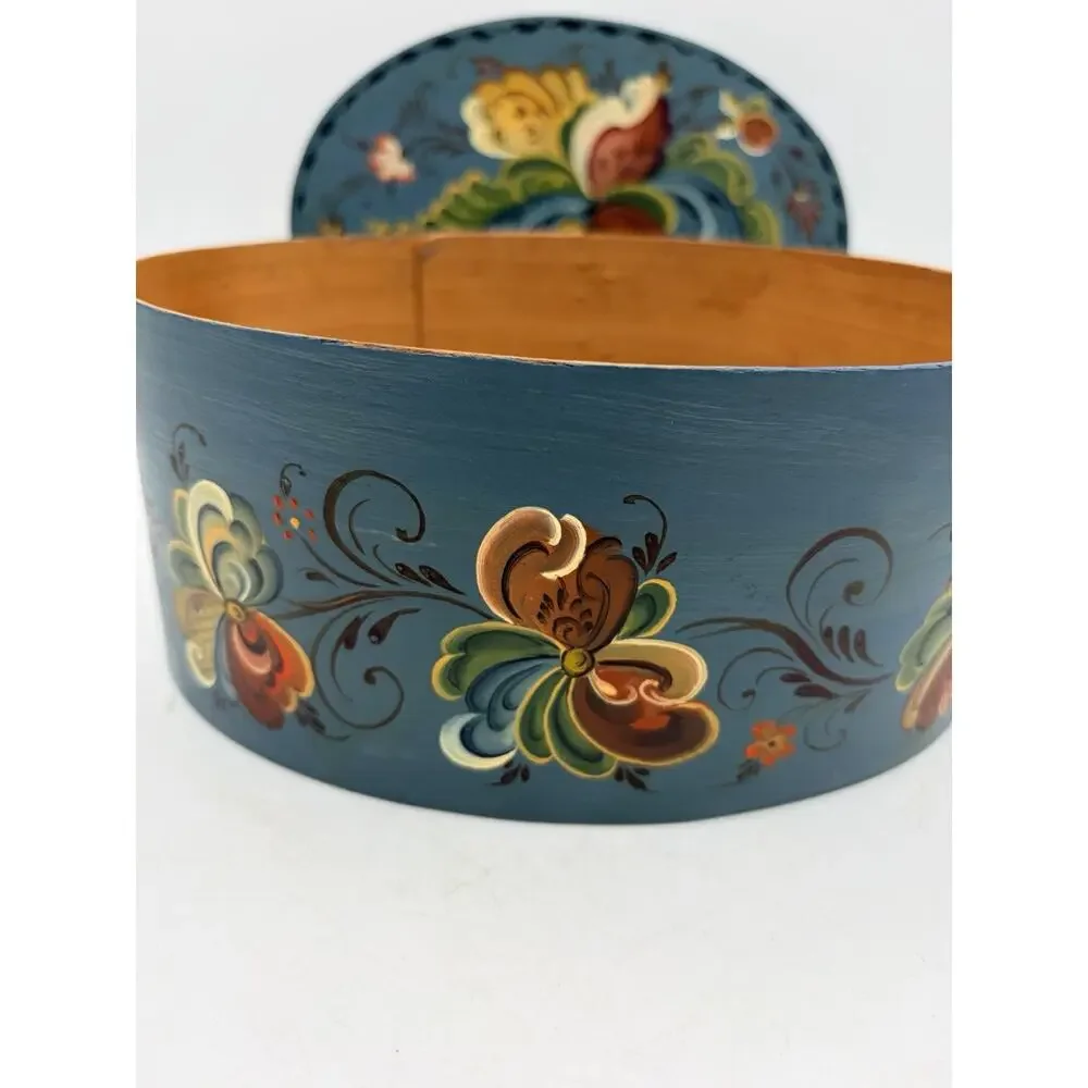 Authentic Scandinavian Bent Wood Box. Hand Made.